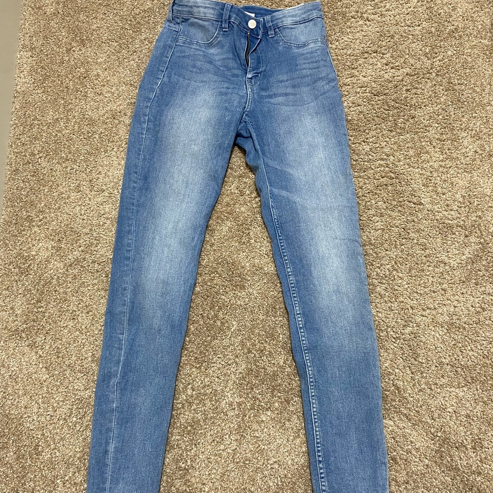 Light Blue High-Rise Skinny Jean